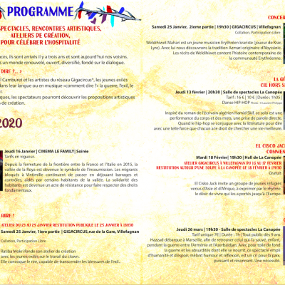 PROGRAMME HOSPITALITÉ EN ACTIONS